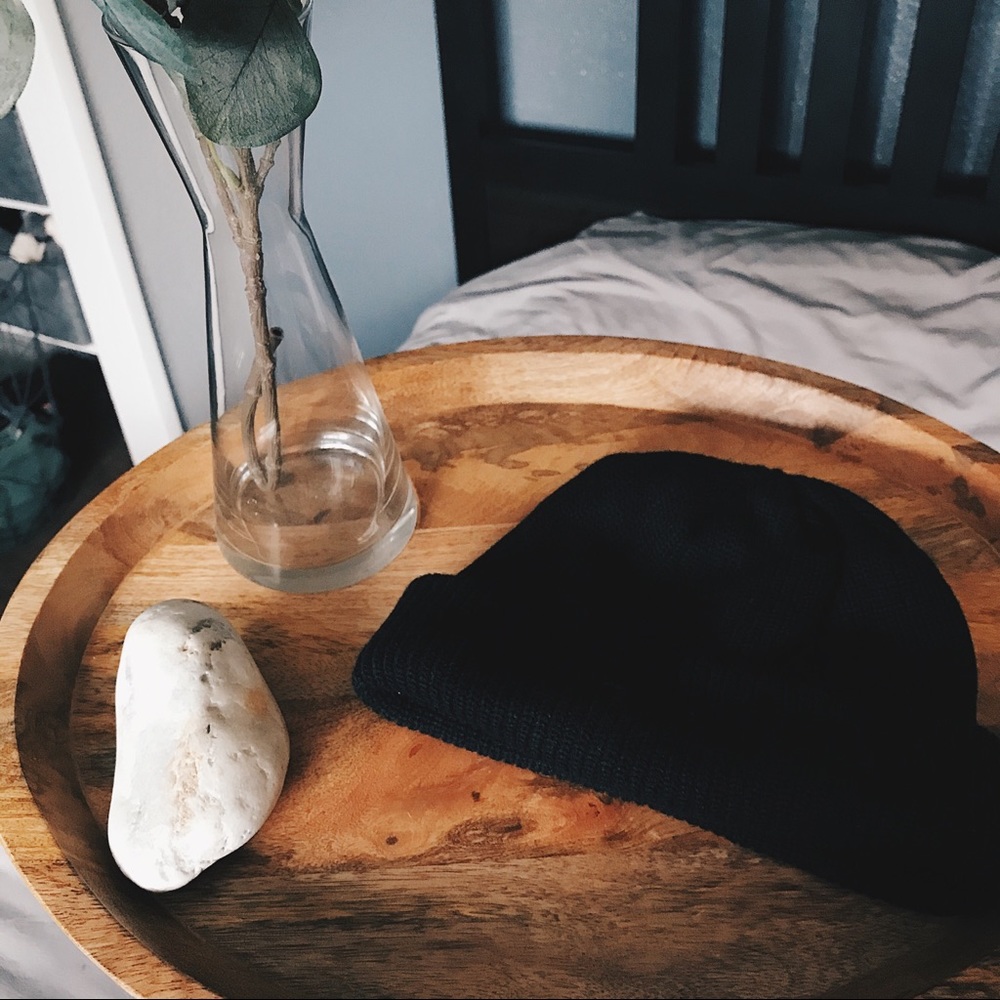 Vintage Black Fisherman’s Beanie